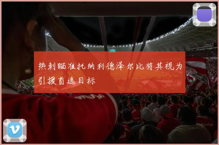热刺瞄准托纳利德泽尔比将其视为引援首选目标